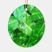 Groene bladeren Palmblad tropisch gebladerte oerwo Keramisch Ornament (Links)