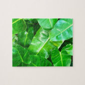 Groene bladeren Palmblad tropisch gebladerte oerwo Legpuzzel (Horizontaal)