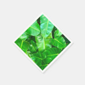 Groene bladeren Palmblad tropisch gebladerte oerwo Servet (Hoek)