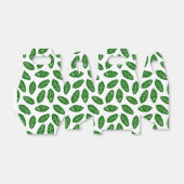 Groene Bladeren Patroon Bedankdoosjes (Uitgevouwen)