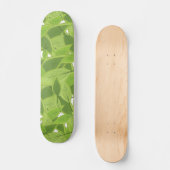 Groene Bladeren Patroon Persoonlijk Skateboard (Voorkant)