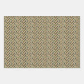 Groene bladeren patroon Wrapping papier set Inpakpapier Vel (Voorkant 2)