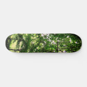 Groene bladeren persoonlijk skateboard (Horizontaal)