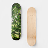 Groene bladeren persoonlijk skateboard (Voorkant)