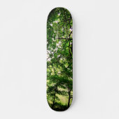 Groene bladeren persoonlijk skateboard (Voorkant)
