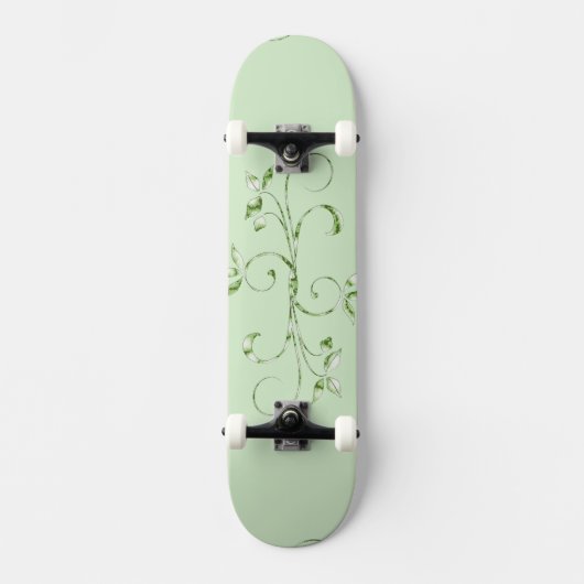 Groene Bladeren Persoonlijk Skateboard (Voorkant)