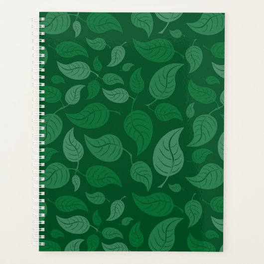 Groene bladeren planner (Voorkant)