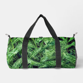 Groene bladeren plunjezak