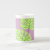 Groene Bladeren   Porselein Kop (Voorkant)