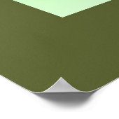 Groene Bladeren Poster (Hoek)