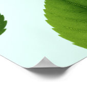 Groene bladeren poster (Hoek)