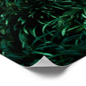 Groene bladeren poster (Hoek)