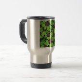Groene bladeren reisbeker (Voorkant links)