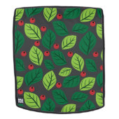 Groene Bladeren, Rode Bessen, Bladpatroon Rugtassen (Verwijderbaar gezicht)