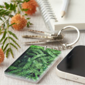 Groene bladeren sleutelhanger (Voorkant Rechts)