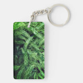 Groene bladeren sleutelhanger (achterkant)