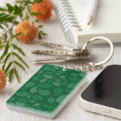 Groene bladeren sleutelhanger (Voorkant Rechts)