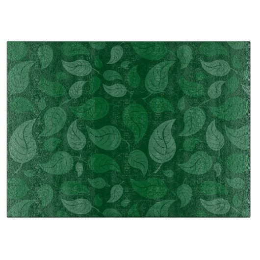 Groene bladeren snijplank (Voorkant)