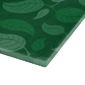 Groene bladeren snijplank (Hoek)