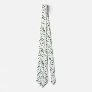 Groene bladeren stropdas