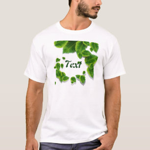 Groene bladeren t-shirt