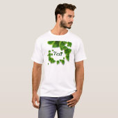 Groene bladeren t-shirt (Voorkant volledig)
