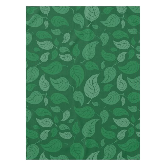 Groene bladeren tafelkleed (Voorkant)