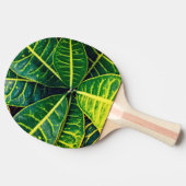 Groene bladeren tafeltennisbatje (Zijkant)