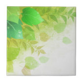 groene bladeren tegeltje (Voorkant)