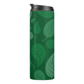 Groene bladeren thermosbeker (Geroteerd rechts)