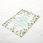 Groene Bladeren Thunder_Cove Folie Uitnodiging (Gedraaid)