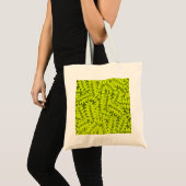 Groene bladeren tote bag (Voorkant (product))