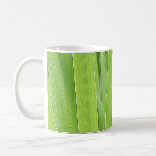 Groene bladeren van Iris Koffiemok (Links)