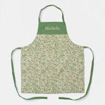 Groene bladeren Vintage William Morris Wilgen Tak