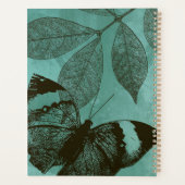 Groene Bladeren Vlinder Schoonheid Planner (Achterkant)