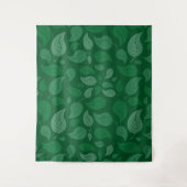 Groene bladeren wandkleed (Voorkant)