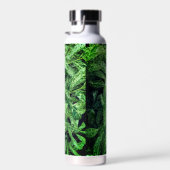 Groene bladeren waterfles (Rechts)