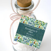 Groene bladeren Zeep Cosmetica Badzouten Label