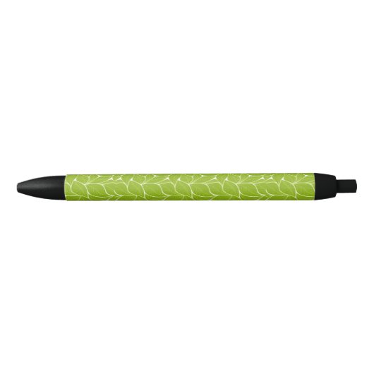 Groene bladeren zwarte inkt pen (Voorkant)