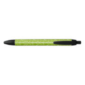 Groene bladeren zwarte inkt pen (Achterkant)