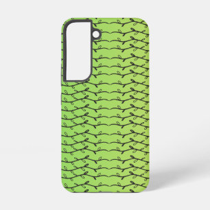 Groene Bladerige Wingedraad Hoesje Samsung Galaxy Hoesje