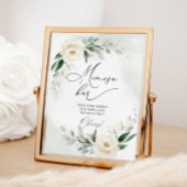 Groene bladgoud bloem Mimosa bar Poster