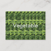 groene bladgroente visitekaartje (Voorkant)