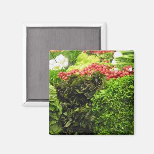 Groene bladgroentemmer magneet (Voorkant / Achterkant)