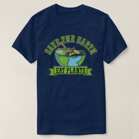 Groene bladgroenten verse sla organische t-shirt (Design voorkant)