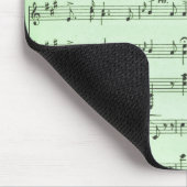 Groene Bladmuziek Muismat (Hoek)
