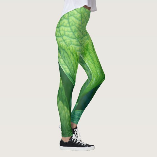 Groene bladpeggins leggings (Rechts)
