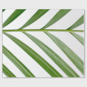 Groene bladplant overdag cadeaupapier (Vlak)