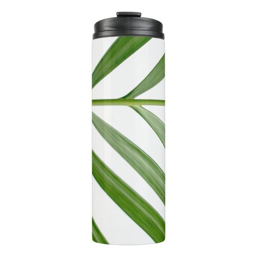 Groene bladplant overdag thermosbeker (Voorkant)