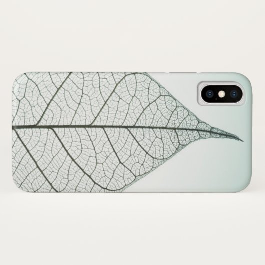Groene Bladskelet Case-Mate iPhone Case (Achterkant (horizontaal))